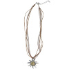 foto 2 Oktoberfest ketting strass met edelweiss