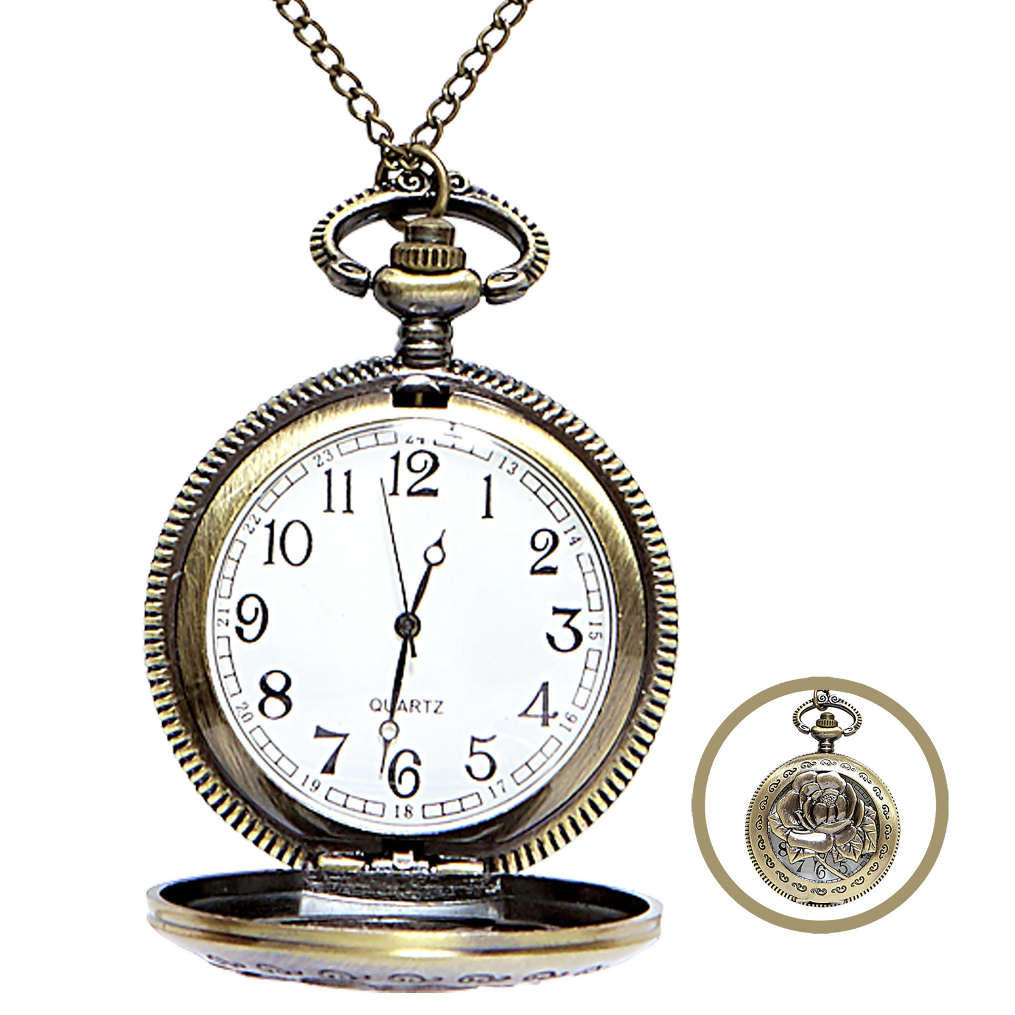 Zakhorloge met ketting