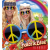 foto 2 Hippie bril love en peace multi kleuren