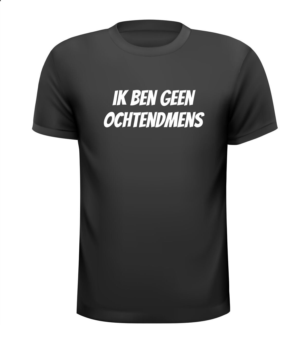 ik ben geen ochtendmens t-shirt