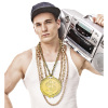 foto 4 Lange hip hop ketting goud bling bling