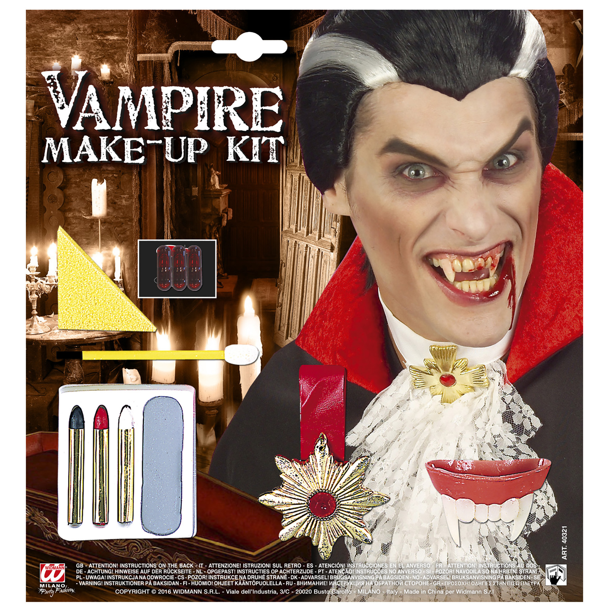 Make up set dracula vampier