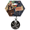 foto 3 Zakhorloge piraat met schedel en ketting