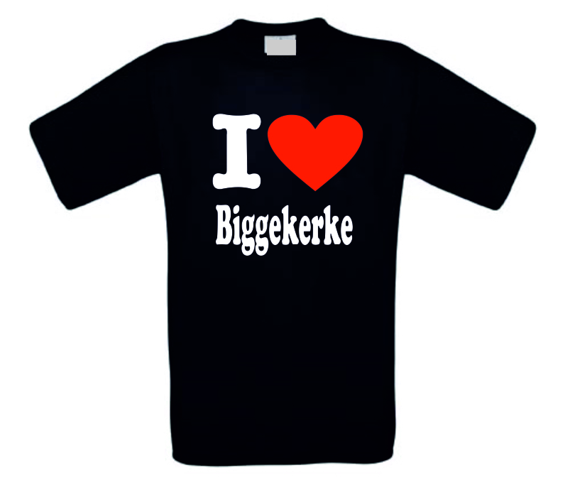i love biggekerke t-shirt