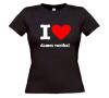 foto 3 I love dames voetbal t-shirt