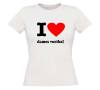foto 4 I love dames voetbal t-shirt