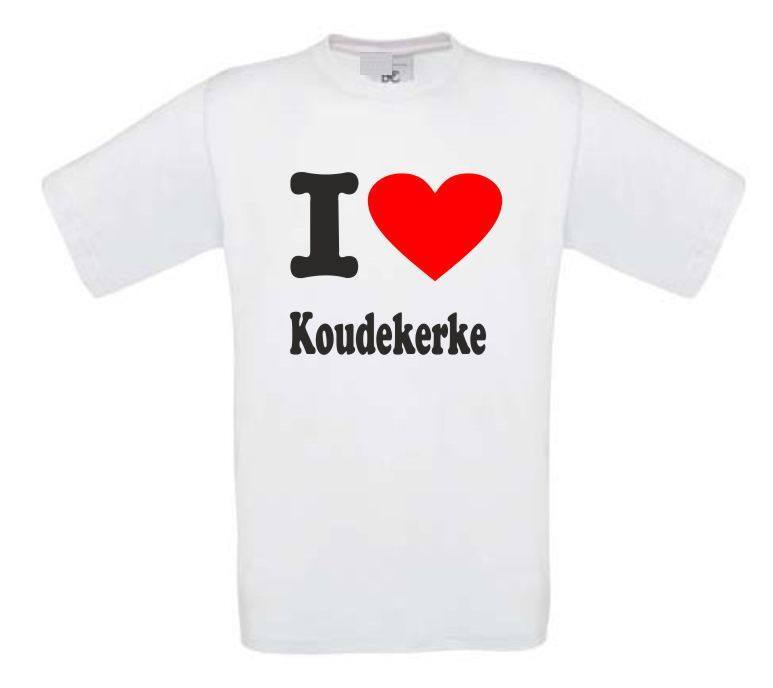 I love Koudekerke t shirt