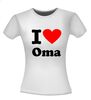 foto 10 I love oma t-shirt