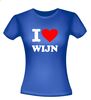 foto 6 I love wijn t-shirt