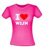 foto 8 I love wijn t-shirt