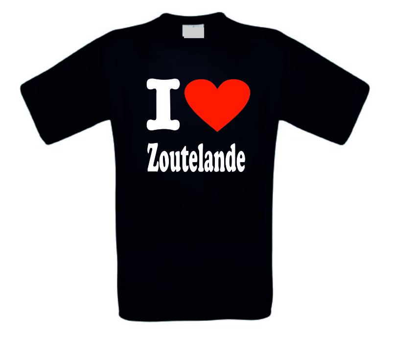 i love zoutelande t-shirt