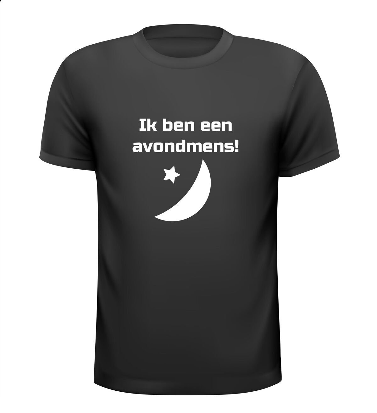 ik ben een avondmens t-shirt