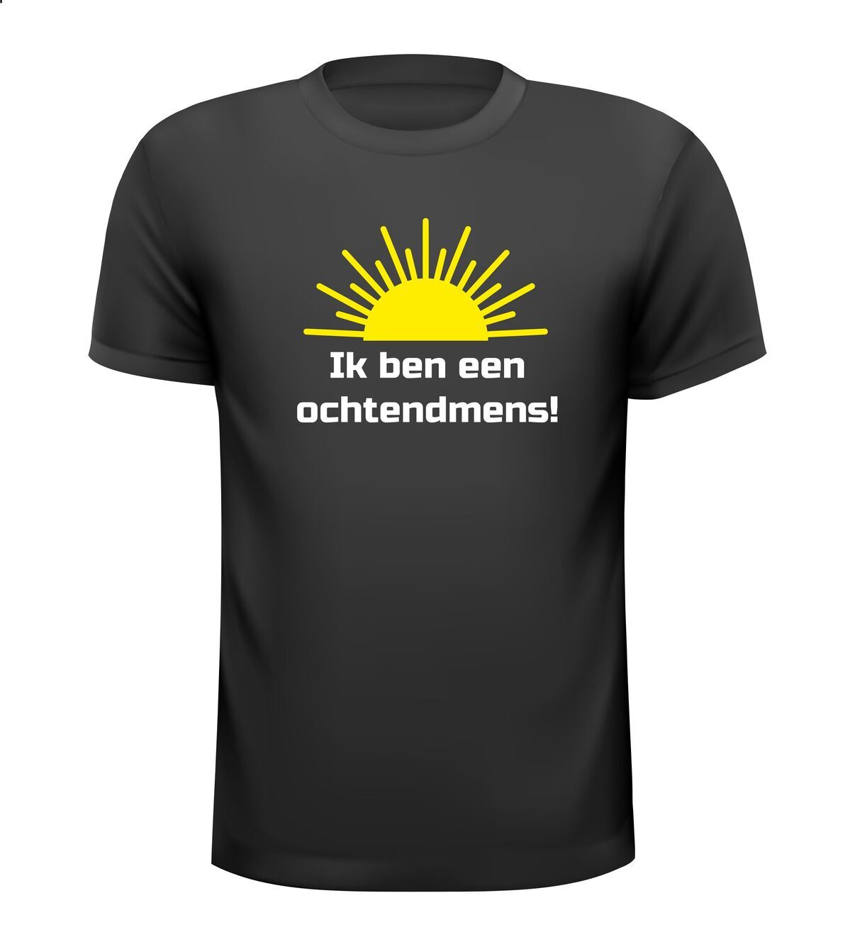 ik ben een ochtendmens t-shirt