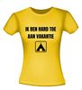foto 16 ik ben hard toe aan vakantie t-shirt