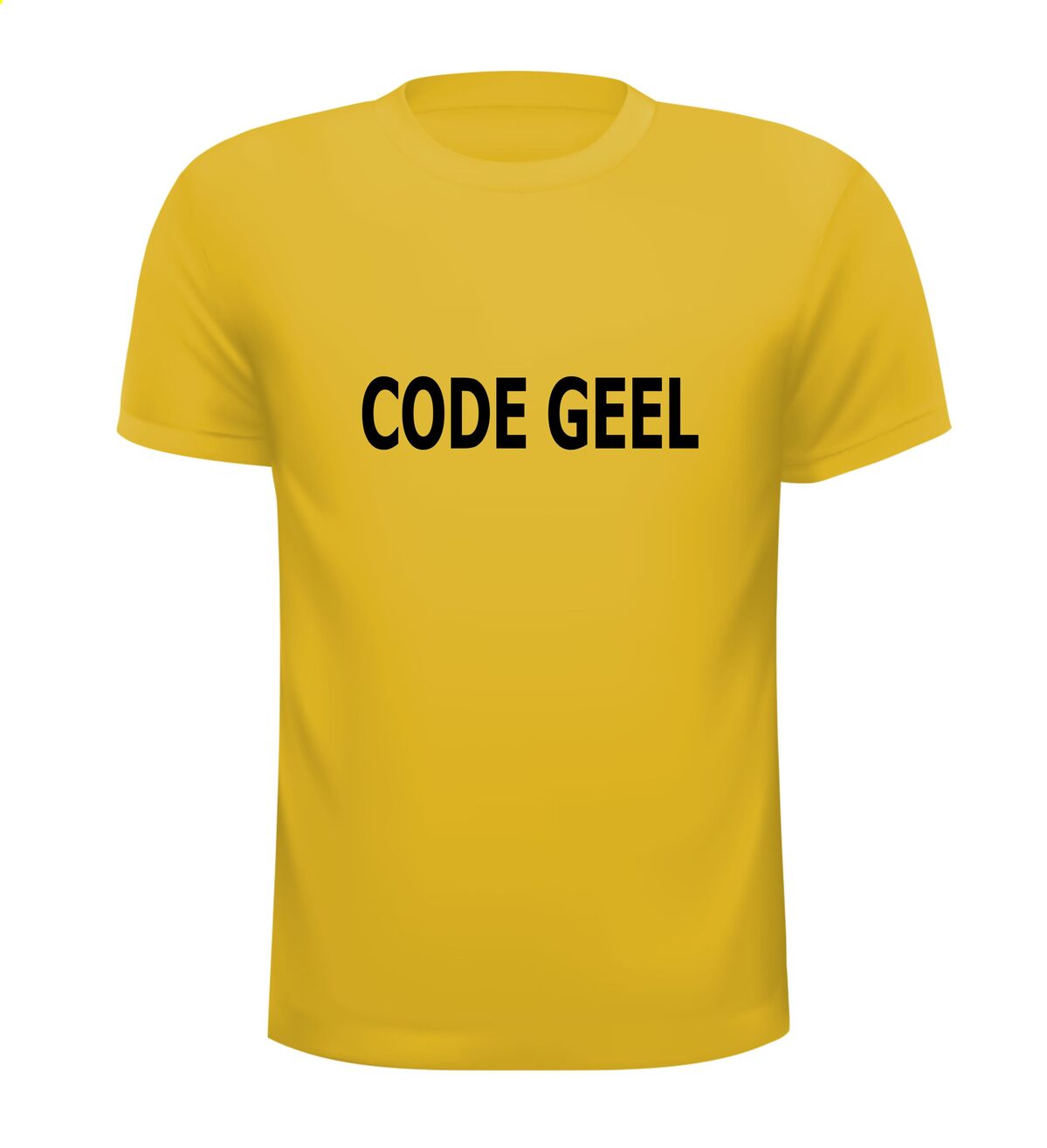 code geel t-shirt