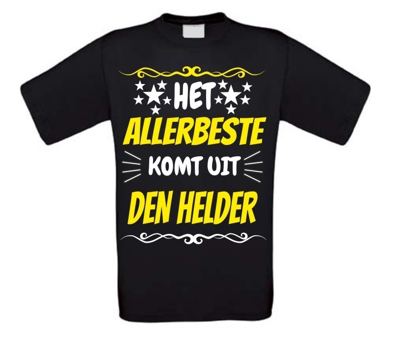 Het allerbeste komt uit Den Helder t-shirt
