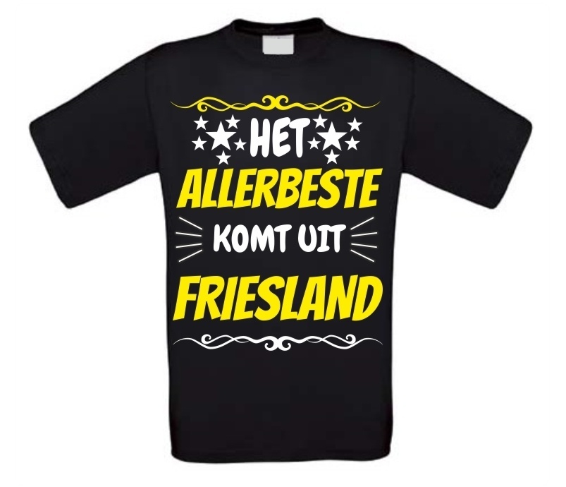Het allerbeste komt uit Friesland t-shirt