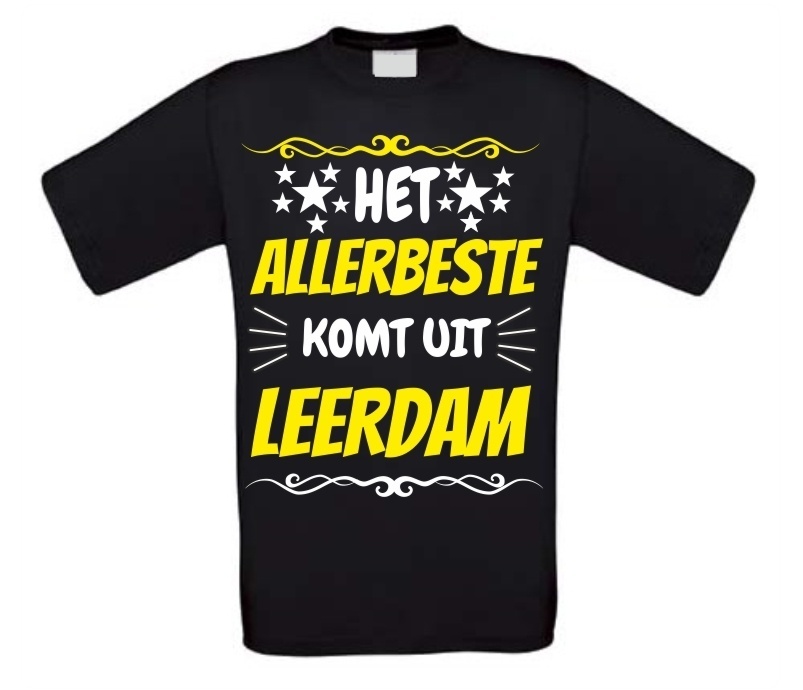 Het allerbeste komt uit Leerdam t-shirt