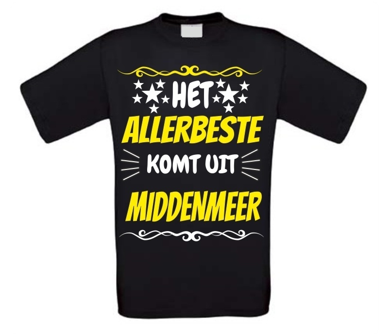 Het allerbeste komt uit Middenmeer t-shirt