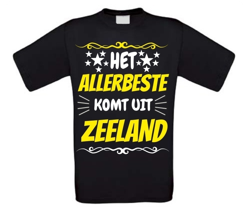 Het allerbeste komt uit Zeeland t-shirt