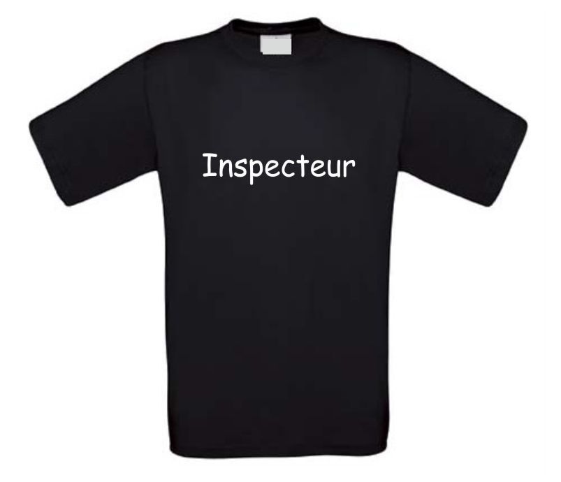 Inspecteur t-shirt