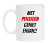 foto 1 Met pensioen geniet ervan! mok