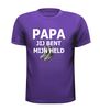 foto 2 papa is mijn held op sokken t-shirt