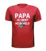 foto 4 papa is mijn held op sokken t-shirt