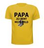 foto 8 papa is mijn held op sokken t-shirt
