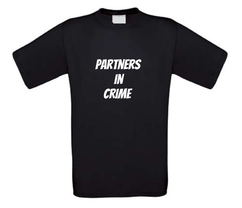 Partners in crime t-shirt