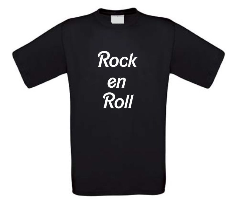 Rock en roll t-shirt