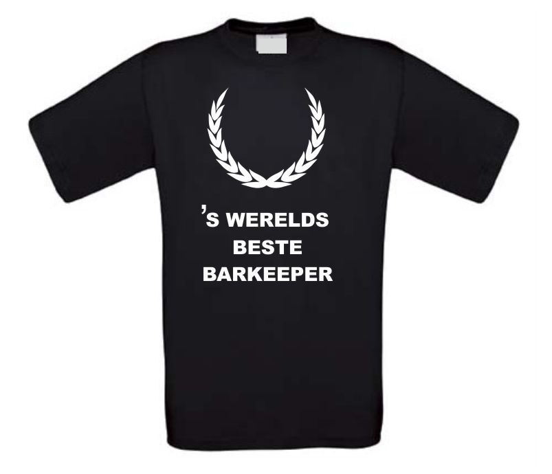 's werelds beste barkeeper t-shirt