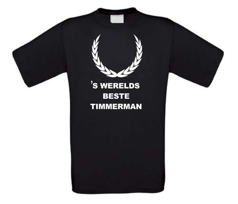 'S werelds beste timmerman t-shirt