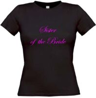 Sister of the bride t-shirt