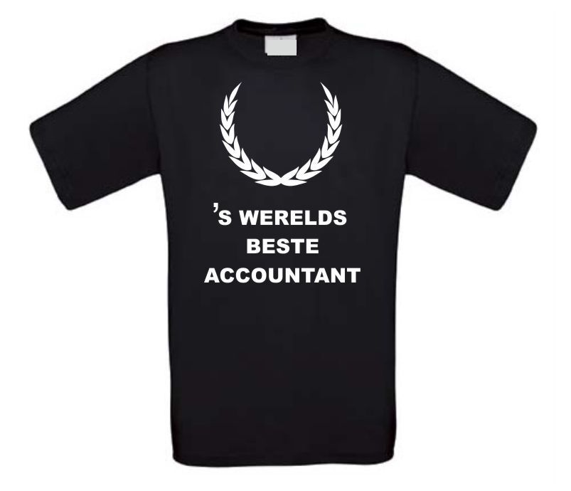 S'werelds beste accountant t-shirt