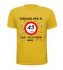 foto 15 Vandaag ben ik 43 jaar! dus feliciteren maar....t-shirt