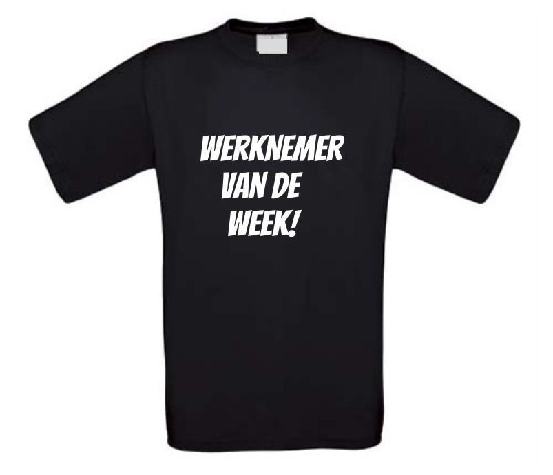 Werknemer van de week t-shirt