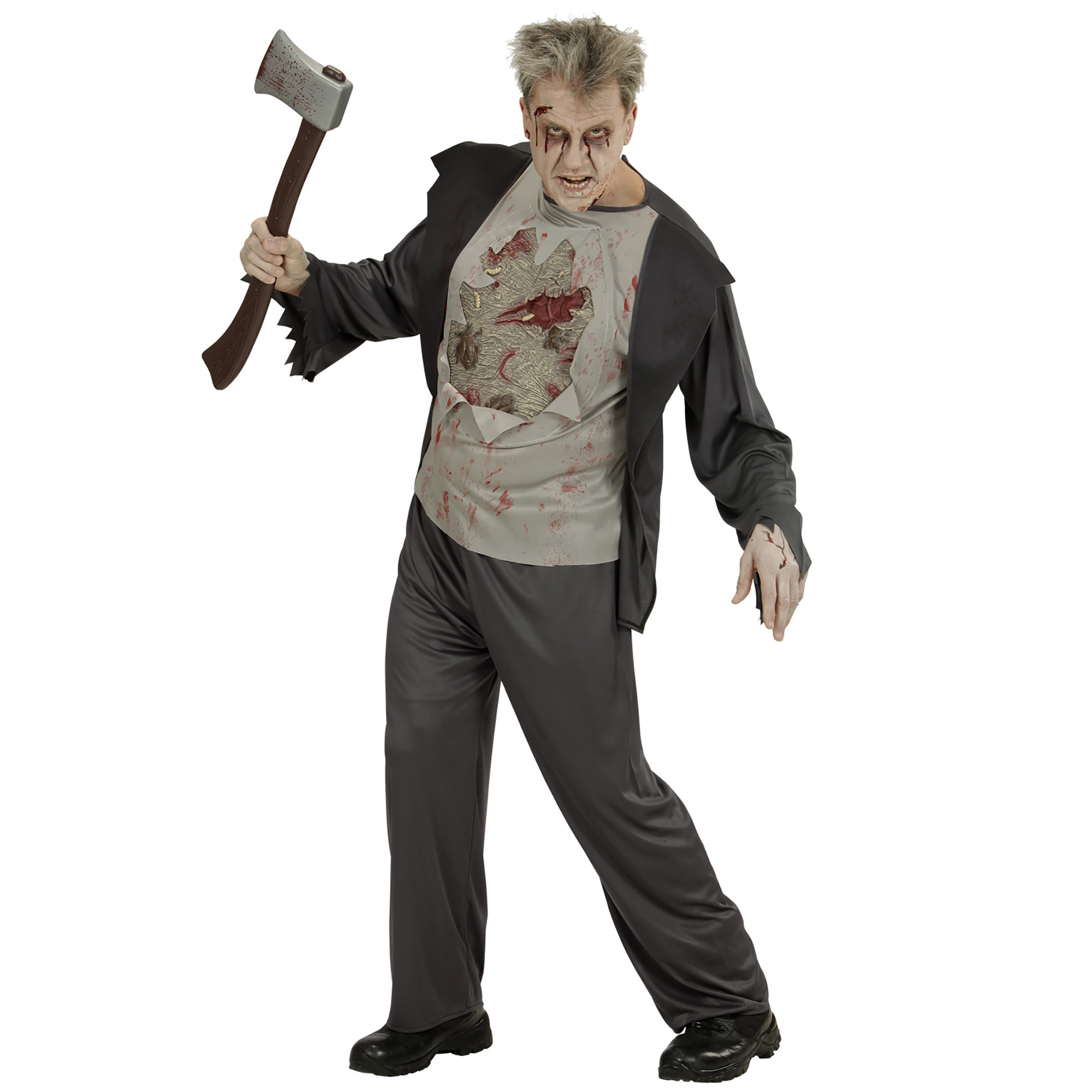 Afschrikkend zombie kostuum rottend