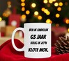 foto 4 Ben ik eindelijk 63 jaar krijg ik zo'n klote mok.