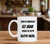 foto 3 Ben ik eindelijk 67 jaar krijg ik zo'n klote mok
