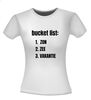foto 14 bucket list zon zee en vakantie t-shirt