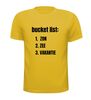 foto 15 bucket list zon zee en vakantie t-shirt