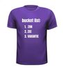 foto 3 bucket list zon zee en vakantie t-shirt