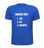 foto 5 bucket list zon zee en vakantie t-shirt