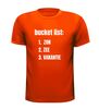 foto 9 bucket list zon zee en vakantie t-shirt