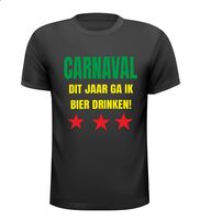 Carnaval dit jaar ga ik bier drinken t-shirt Carnaval dit jaar ga ik bier drinken t-shirt