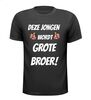 Deze jongen wordt grote broer t-shirt