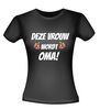 deze vrouw wordt oma t-shirt