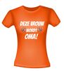 foto 5 deze vrouw wordt oma t-shirt