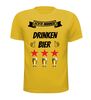 foto 8 echte mannen drinken bier t-shirt